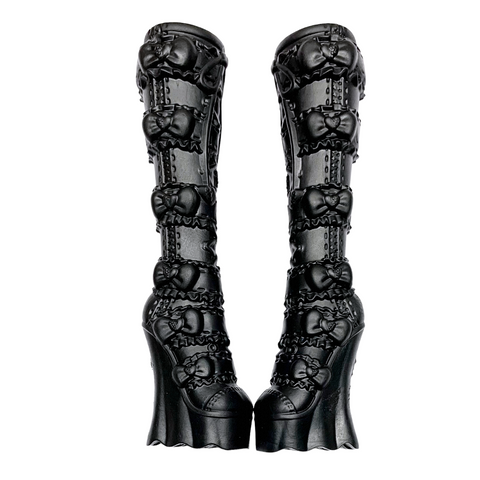Monster High 17" Frightfully Tall Elissabat Doll Replacement Tall Black Boots
