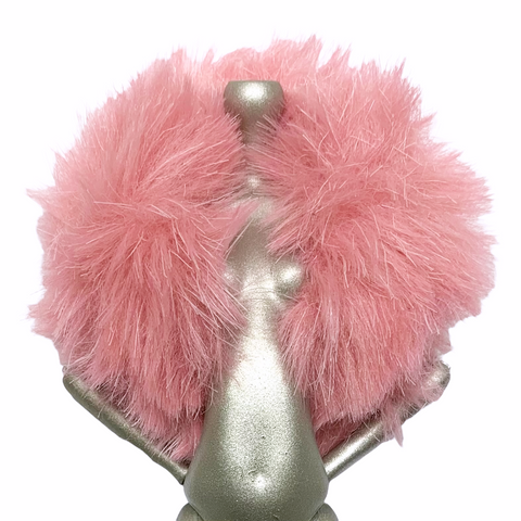 Bratz Kumi Study Abroad France Doll Replacement Pink Faux Fur Shrug Top