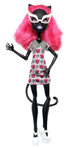 Monster High Geek Shriek Catty Noir Black Cat Doll With Tail & Outfit