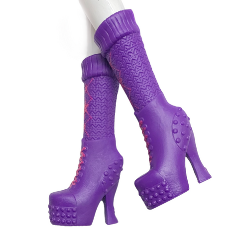 My Little Pony Equestria Girls Doll Replacement Tall Boots Style Purple Shoes