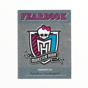 Monster High Spectra Vondergeist Picture Day Replacement Fearbook Diary Booklet