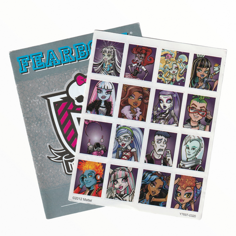 Monster High Frankie Stein Picture Day Replacement Fearbook Diary Booklet With Stickers