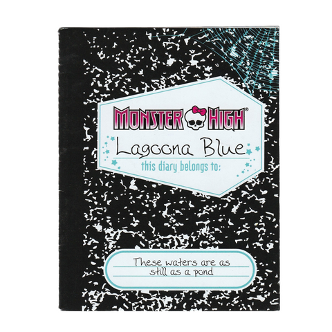 Monster High 13 Wishes Freshwater Lagoona Blue Replacement Diary Booklet