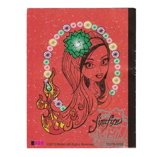 Monster High Scaris City Of Frights Jinafire Long Replacement Diary Booklet