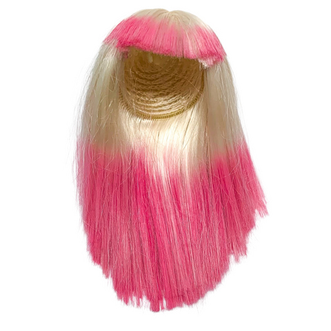 Spin Master Liv Real Girls Real Life Doll Replacement Blonde & Pink Wig With Bangs