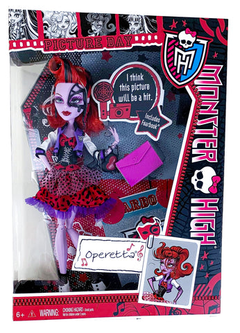 Monster High Picture Day Operetta Web Style Mask Variant Doll