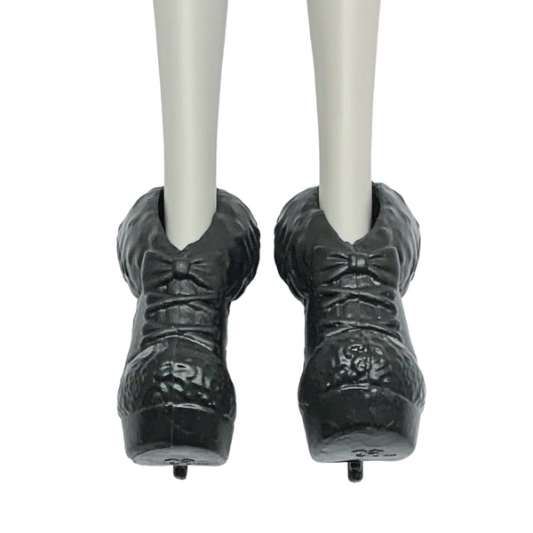 Ever After High 1st Chapter Blondie Lockes Doll Replacement Solid Black Boots Shoes