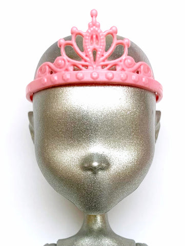 Mattel Barbie Doll Replacement Pink Royal Crown Headpiece