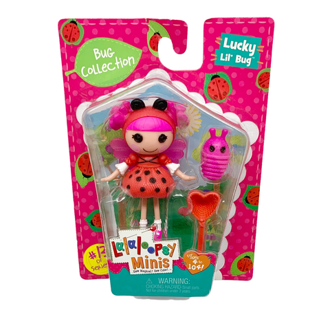 Mini Lalaloopsy 1st Lucky Lil' Bug Doll Lady Bug Collection #13 Of Series 17