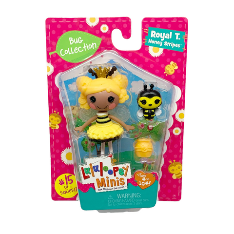 Mini Lalaloopsy Royal T. Honey Stripes #15 Series 17 Bee Bumblebee Doll