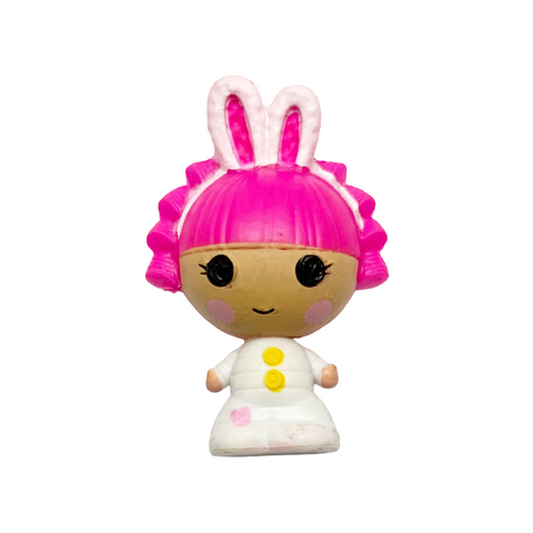 Lalaloopsy Tinies #160 Cotton Hoppalong Bunny Rabbit Small Bead Style Doll