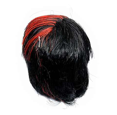 Monster High Create A Monster Vampire Boy Doll Replacement Black & Red Wig