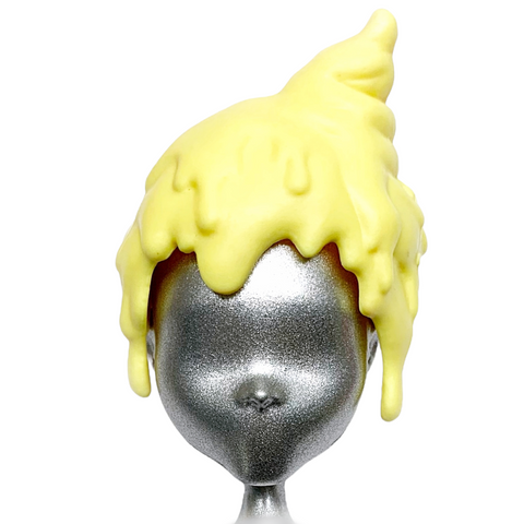 Monster High Inner Monster Spooky Sweet Doll Replacement Yellow Ice Cream Style Wig