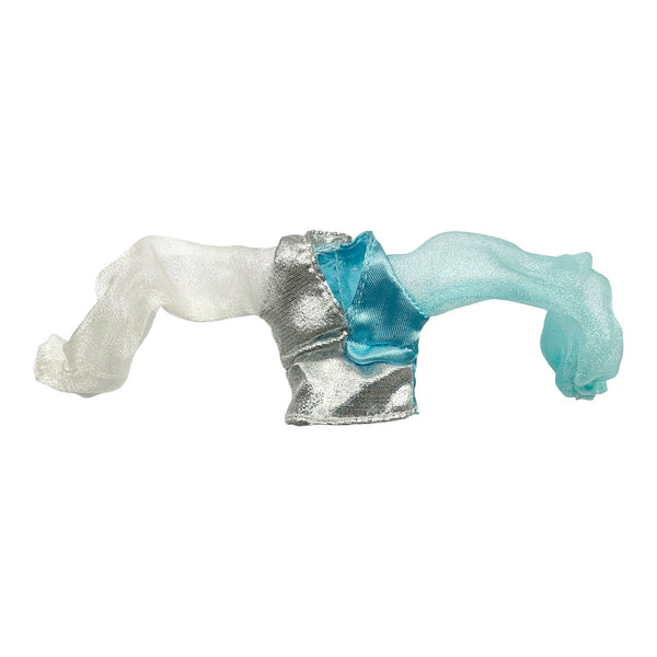 Bratzillaz Switch-A-Witch Doll Set Replacement Shirt Blue & Silver Sheer Sleeve Top
