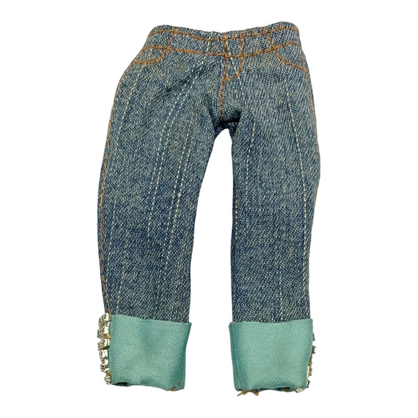Bratz Princess Roxxi Doll Outfit Replacement Denim Jeans Capri Pants