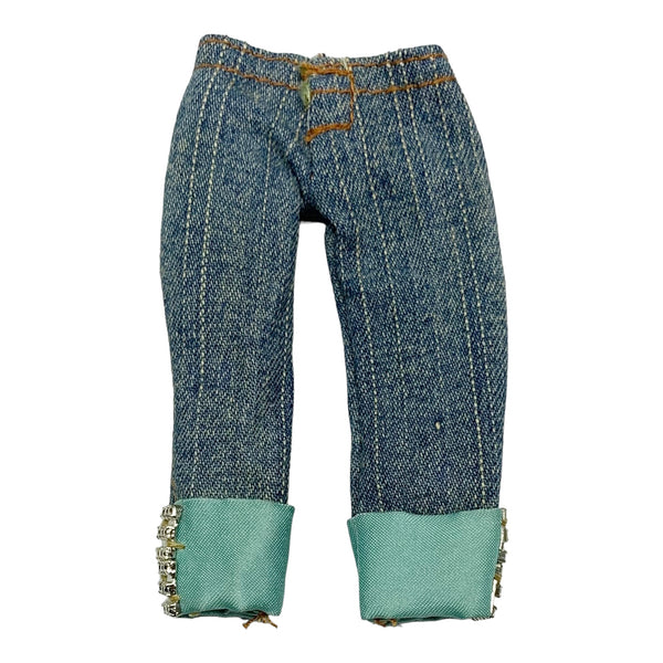 Bratz Princess Roxxi Doll Outfit Replacement Denim Jeans Capri Pants