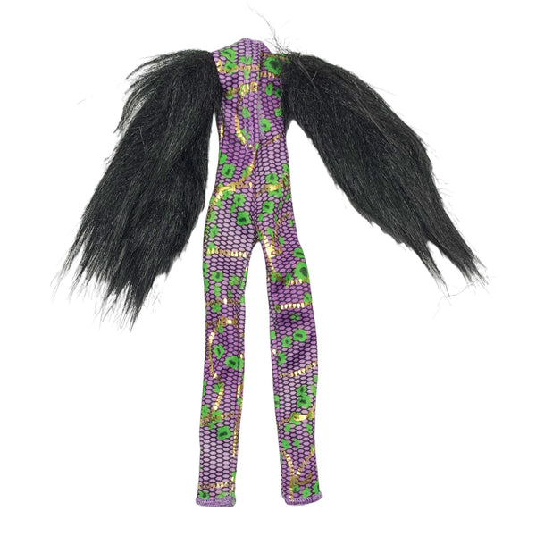 Monster High Ghouls Rule Clawdeen Wolf Doll Outfit Replacement Bodysuit With Fur Sleeves