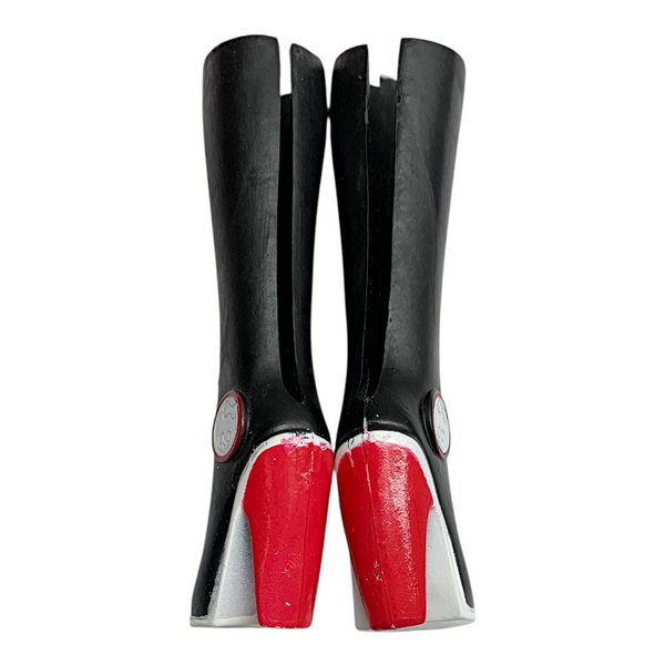 Monster High Ghoulia Yelps 1st Wave Original Doll Replacement Shoes Tall Black & Red Boots