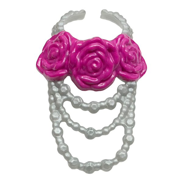 Ever After High Briar Beauty Legacy Day Doll Replacement Silver Flower Necklace