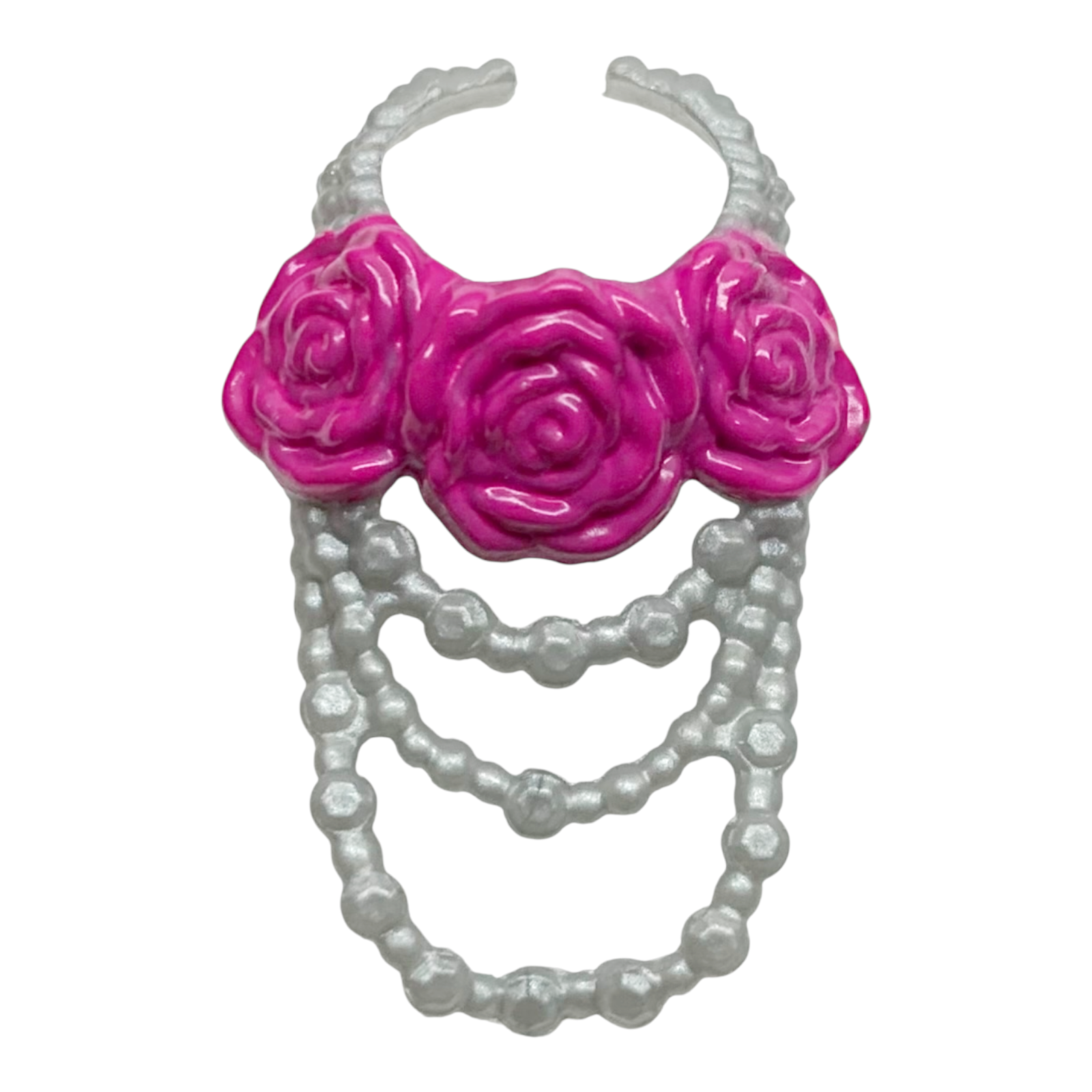 Ever After High Briar Beauty Legacy Day Doll Replacement Silver Flower Necklace