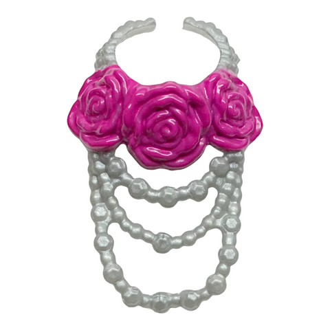 Ever After High Briar Beauty Legacy Day Doll Replacement Silver Flower Necklace