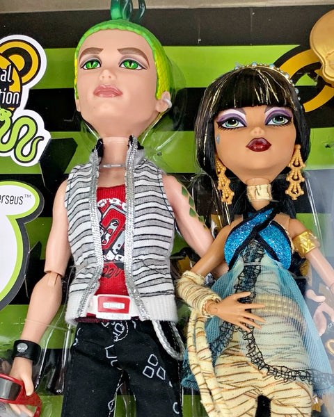 Monster High Cleo De Nile & Deuce Gorgon Boo-riginal Creeproduction Doll Set (HRP86)