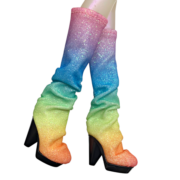 Rainbow High Mini Accessories Studio Shoes Rainbow Glitter Sparkle Boots