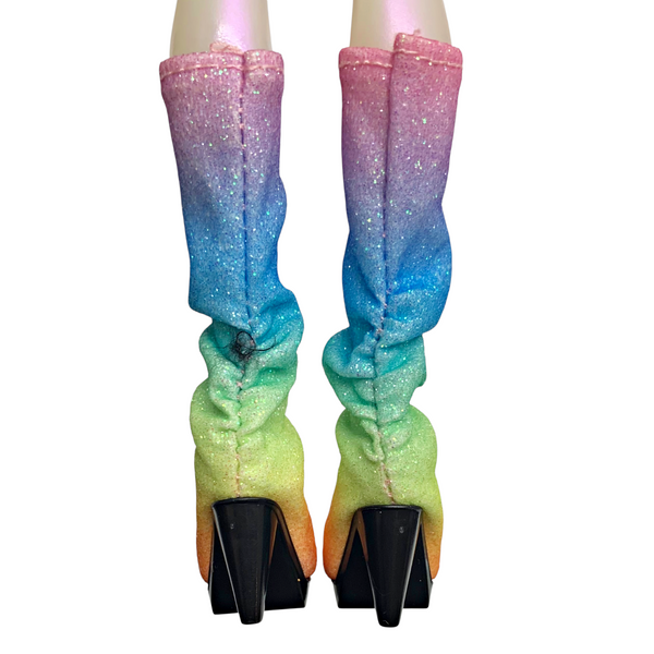 Rainbow High Mini Accessories Studio Shoes Rainbow Glitter Sparkle Boots
