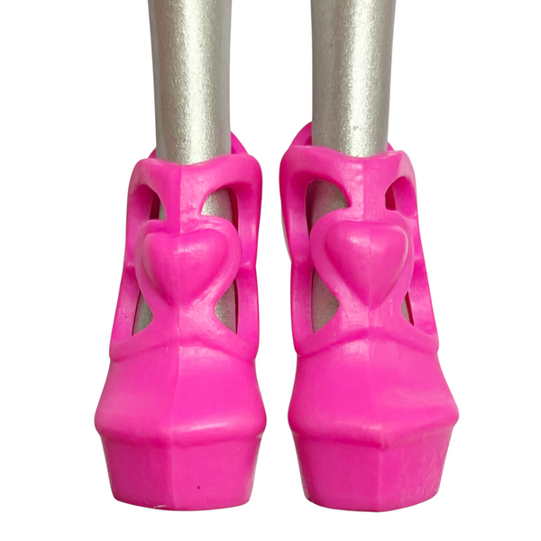 Monster High Ghoul-To-Bat Transformation Draculaura Doll Replacement Pink Heels Shoes