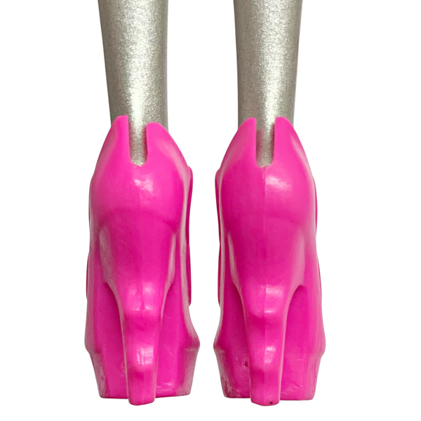 Monster High Ghoul-To-Bat Transformation Draculaura Doll Replacement Pink Heels Shoes