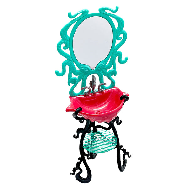 Monster High Lagoona Blue Shower Room Playset Replacement Vanity Sink Part