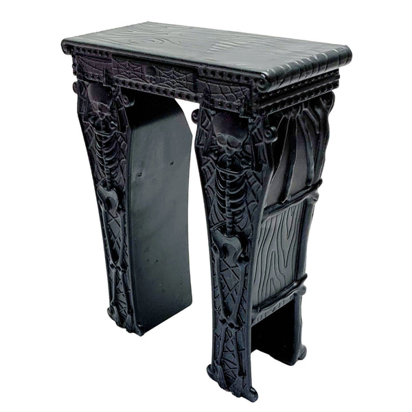 Monster High Catacombs Playset Replacement Black Skeleton Console Table Part