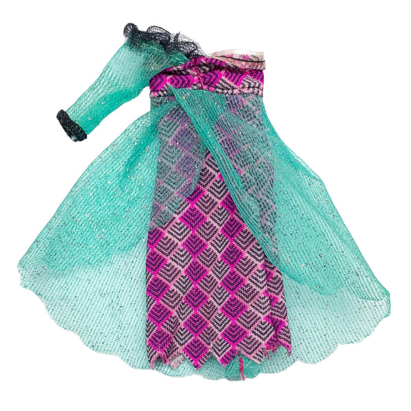 Monster High Freshwater Lagoona Blue 13 Wishes Doll Outfit Replacement Dress
