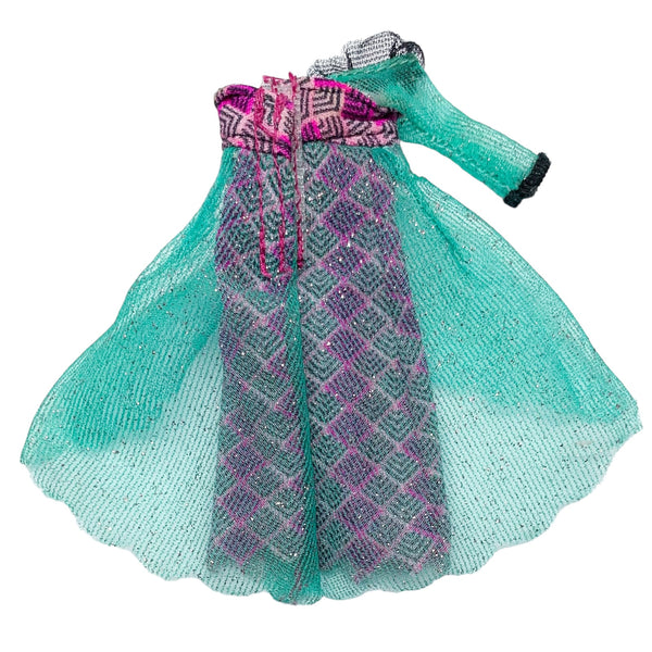 Monster High Freshwater Lagoona Blue 13 Wishes Doll Outfit Replacement Dress