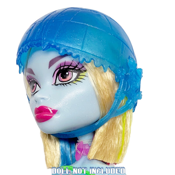 Monster High Abbey Bominable Roller Maze Doll Replacement Blue Ice Helmet Part