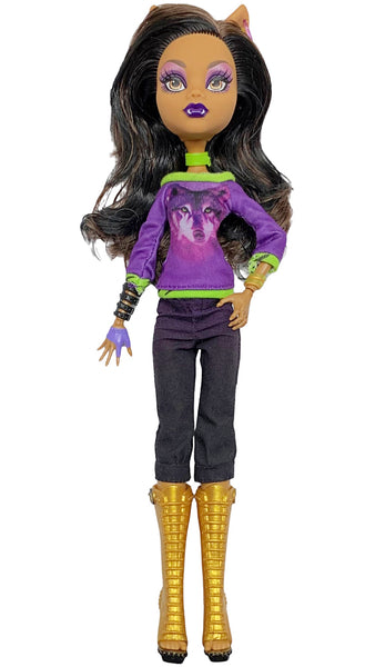 Monster High I Heart Fashion Clawdeen Wolf Doll With Pants Outfit