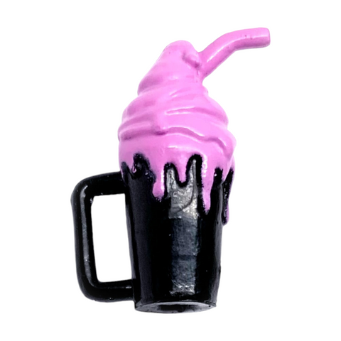 Monster High Abbey Bominable Coffin Bean Doll Outfit Replacement Black Drink Cup