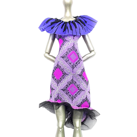 Monster High How Do You Boo? Ari Hauntington Doll Outfit Replacement Purple Dress