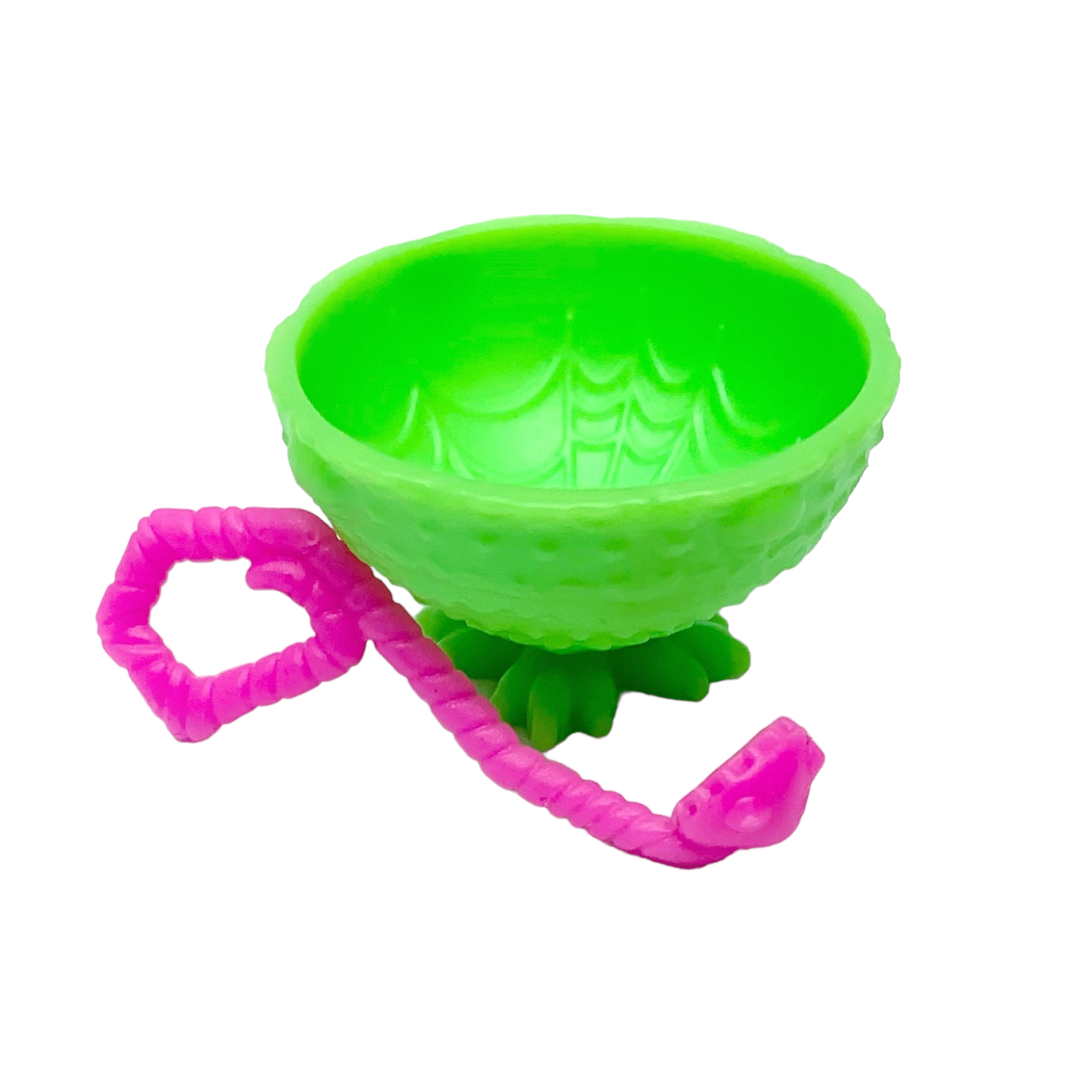 Monster High Catacombs Playset Replacement Green Punch Bowl & Pink Ladle Parts