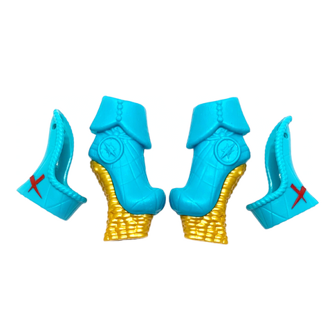 Monster High Dayna Treasura Jones Shriekwrecked Doll Replacement Blue Shoes