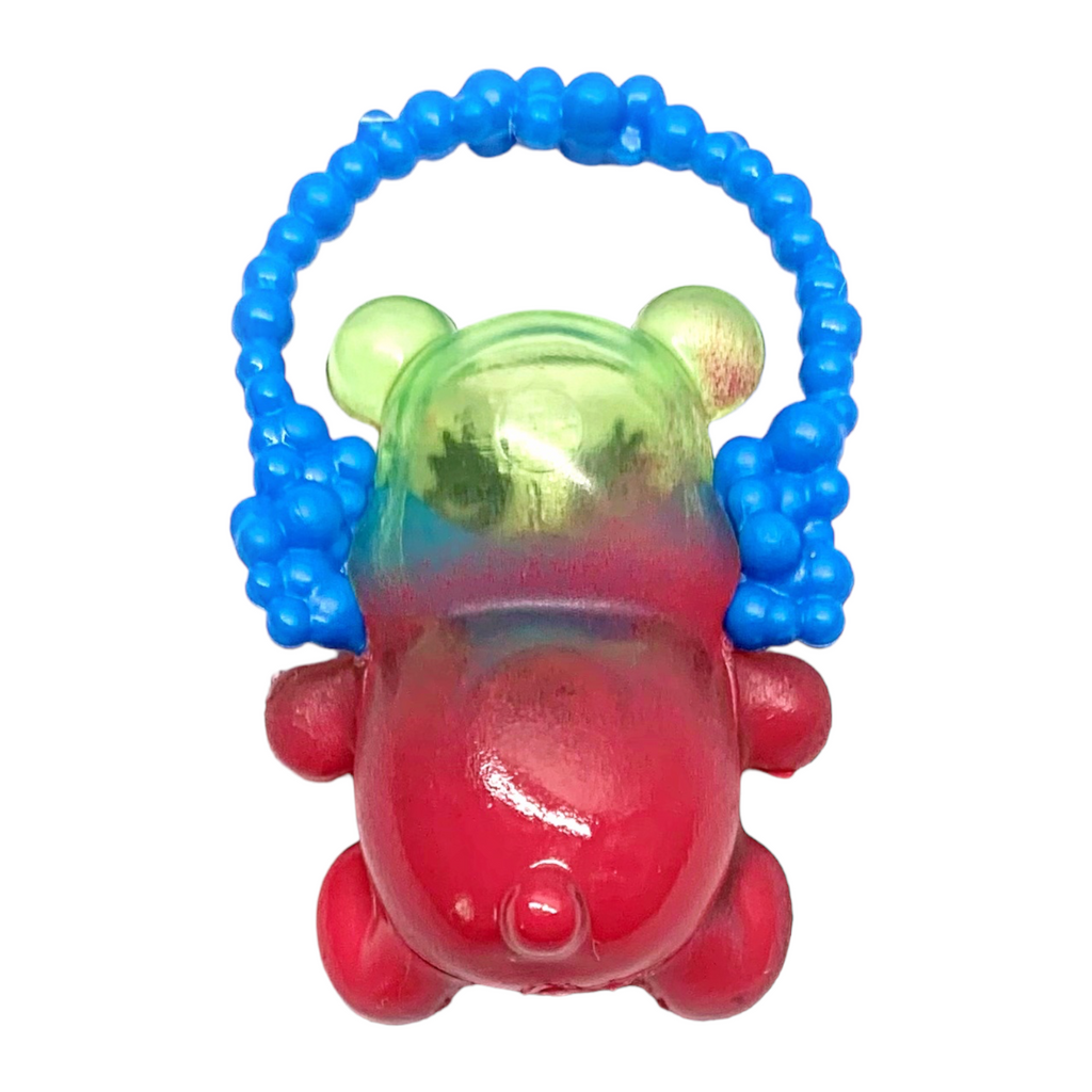 Glass Gummy Bear Ornament 3.25