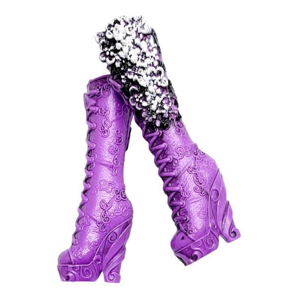 Ever After High Spring Unsprung Holly O'Hair Doll Replacement Purple Boots