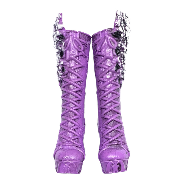 Ever After High Spring Unsprung Holly O'Hair Doll Replacement Purple Boots