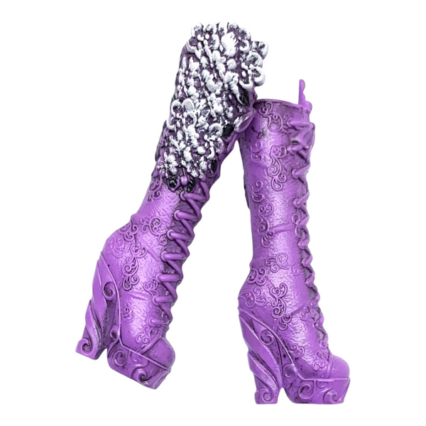 Ever After High Spring Unsprung Holly O'Hair Doll Replacement Purple Boots