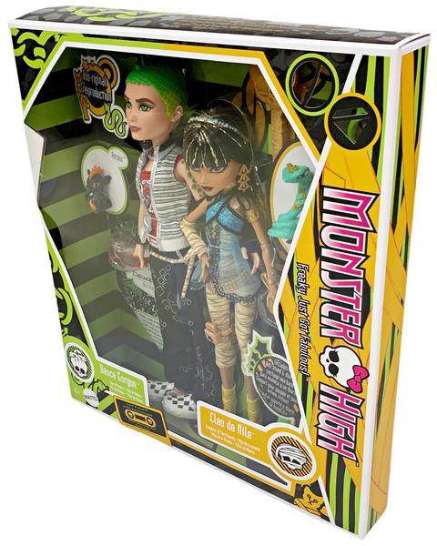 Monster High Cleo De Nile & Deuce Gorgon Boo-riginal Creeproduction Doll Set (HRP86)