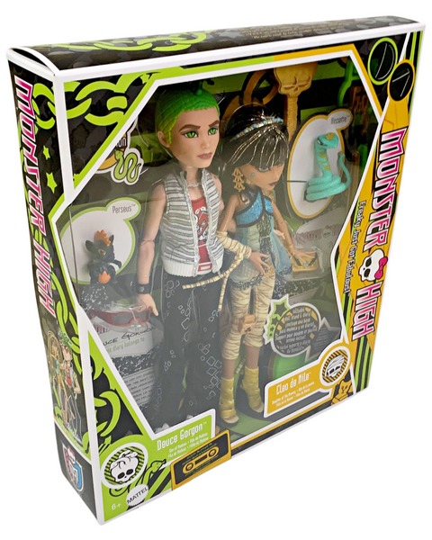 Monster High Cleo De Nile & Deuce Gorgon Boo-riginal Creeproduction Doll Set (HRP86)