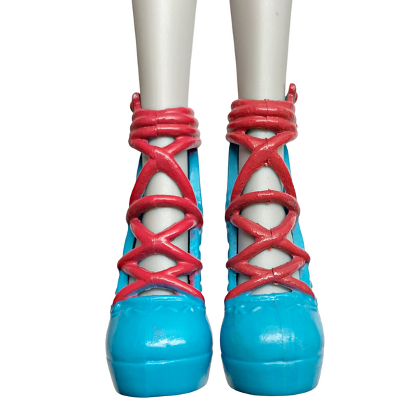 Monster High Scary Tales Threadarella Frankie Stein Doll Replacement Blue Shoes