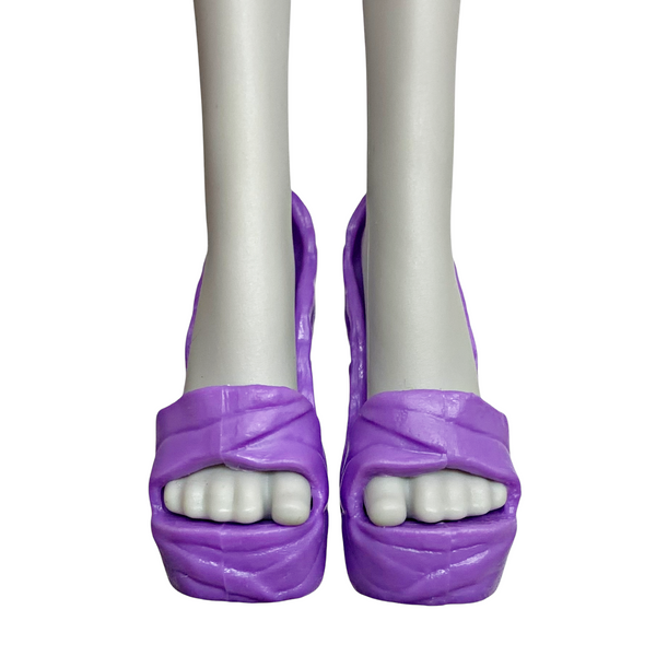 Monster High Color Me Creepy Sea Monster Doll Replacement Purple Shoes