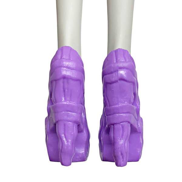 Monster High Color Me Creepy Sea Monster Doll Replacement Purple Shoes
