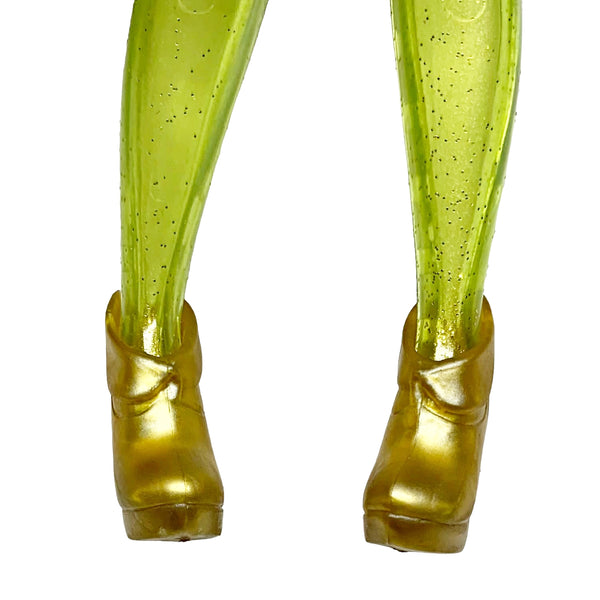Novi Stars Alie Lectric Light Up Doll Replacement Shoes Gold Heels / Boots